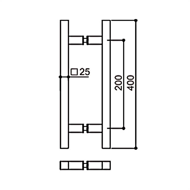 Rectangular Door Handles