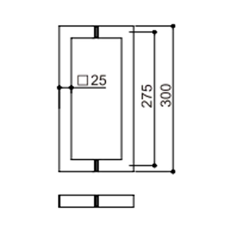 Tempered Glass Door Handle