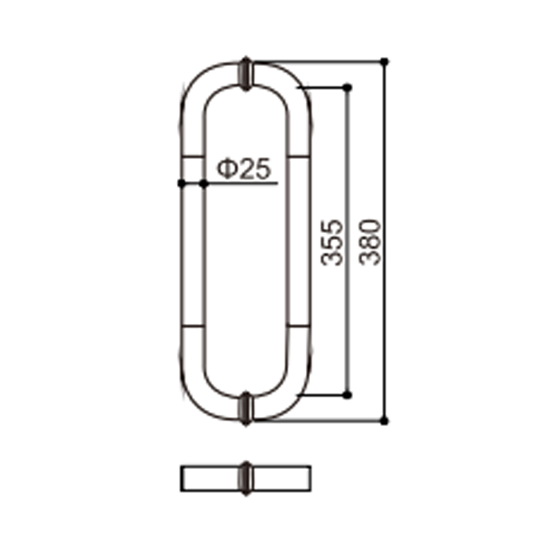 Glass Door Commercial Door Pulls