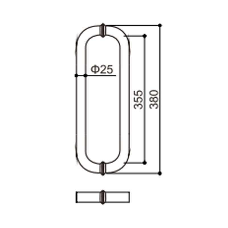 Back To Back Door Handle