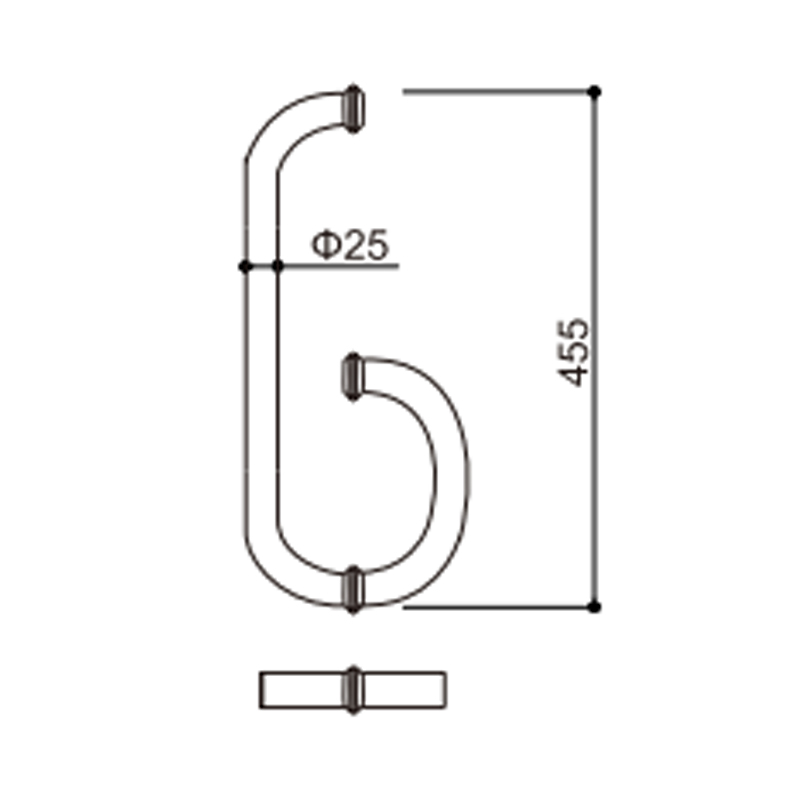 Commercial Glass Door Handles