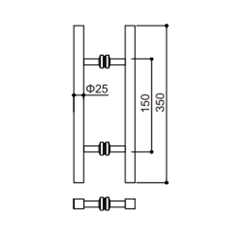 Front Door Push Pull Handles