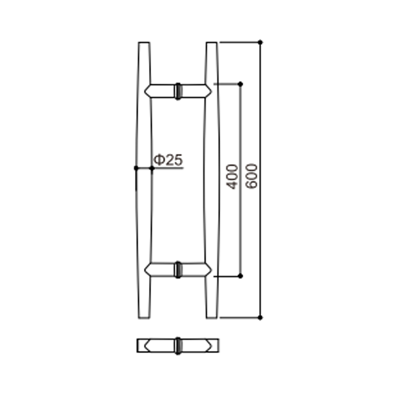 Glass Barn Door Handles