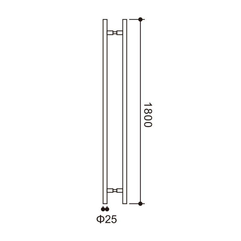 Modern Push Pull Door Handles