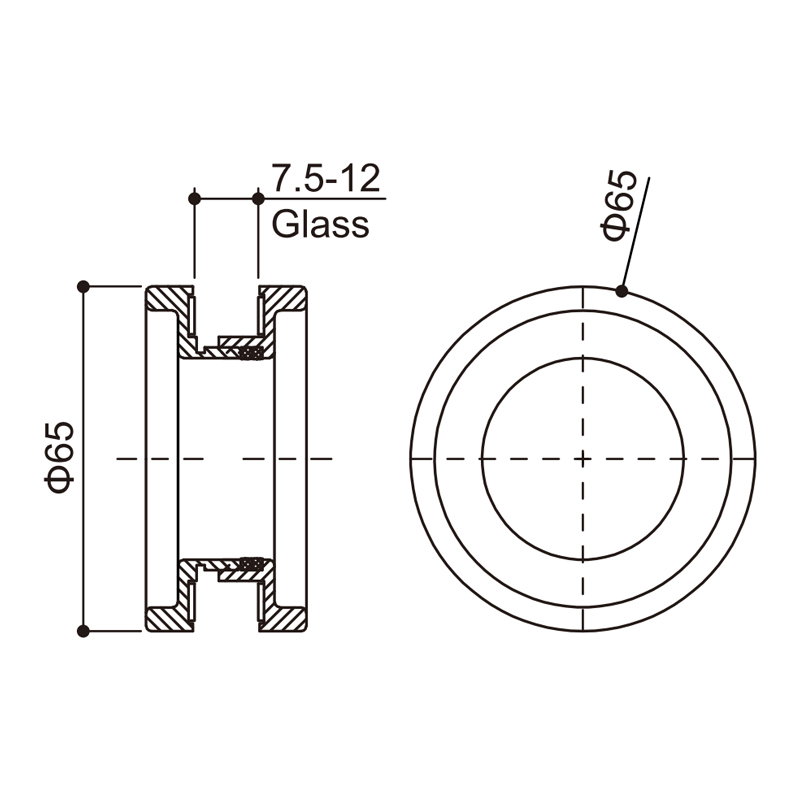 Round Door Handles for Sliding Glass Doors