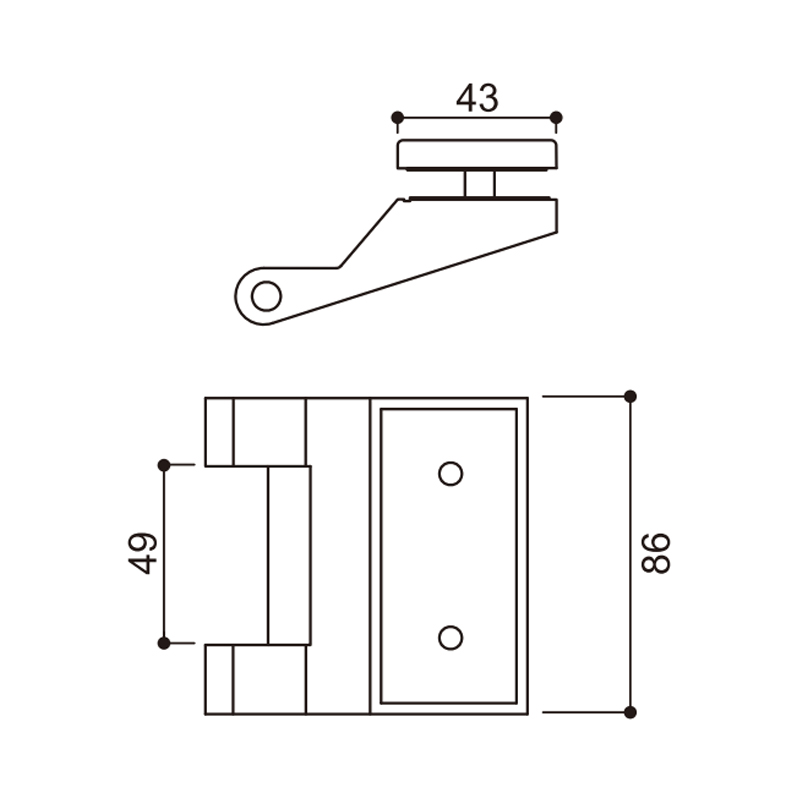 Glass Shower Door Hinges