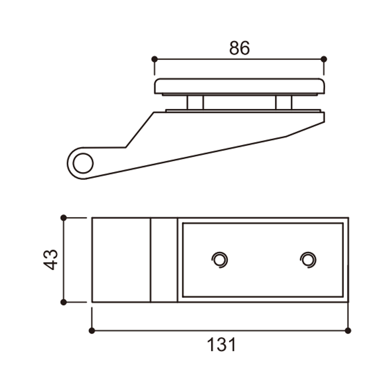 Frameless Glass Hinges