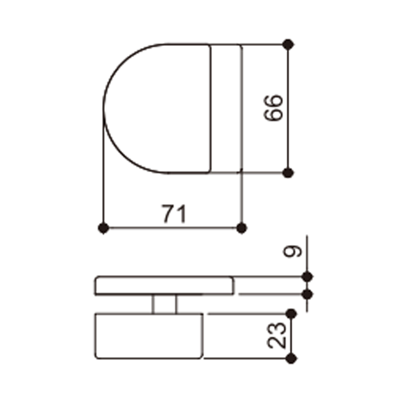 Half Door Patch Lock
