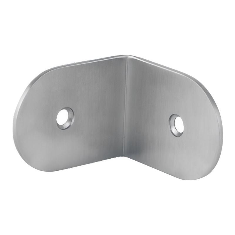 Soporte de ángulo de acero inoxidable de 90 grados