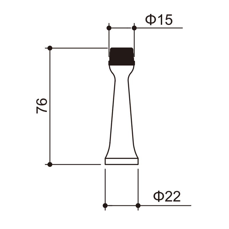 Stainless Steel Patio Door Stopper
