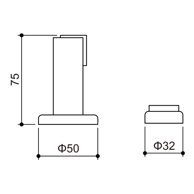 Magnetic Floor Door Stop