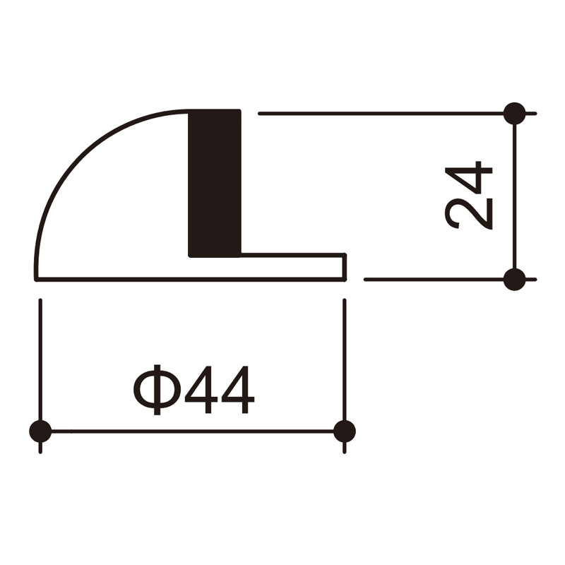 Half Moon Door Stop