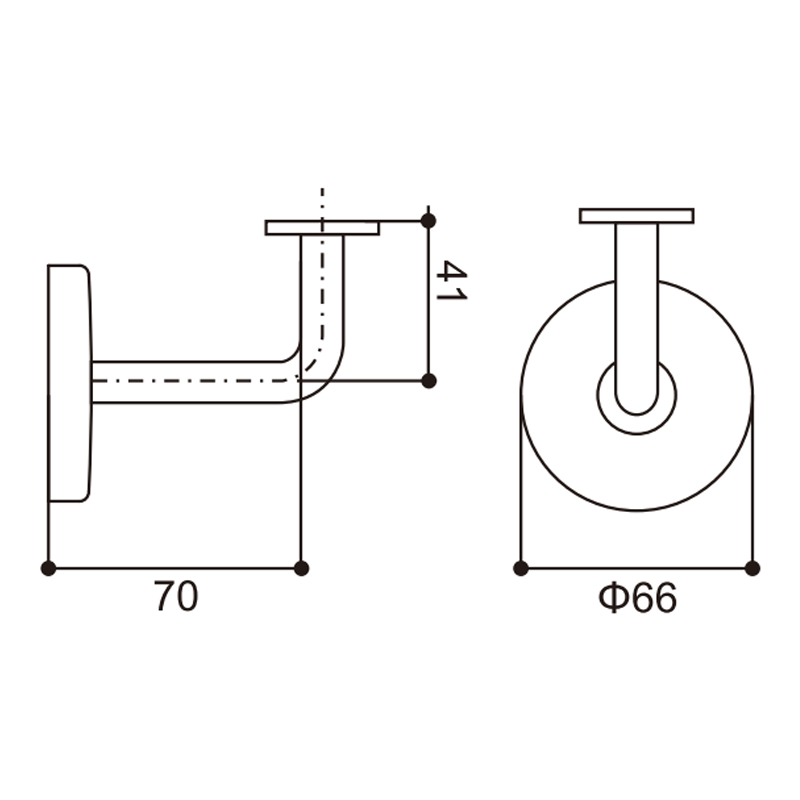 Soportes de pared para barandillas de escaleras