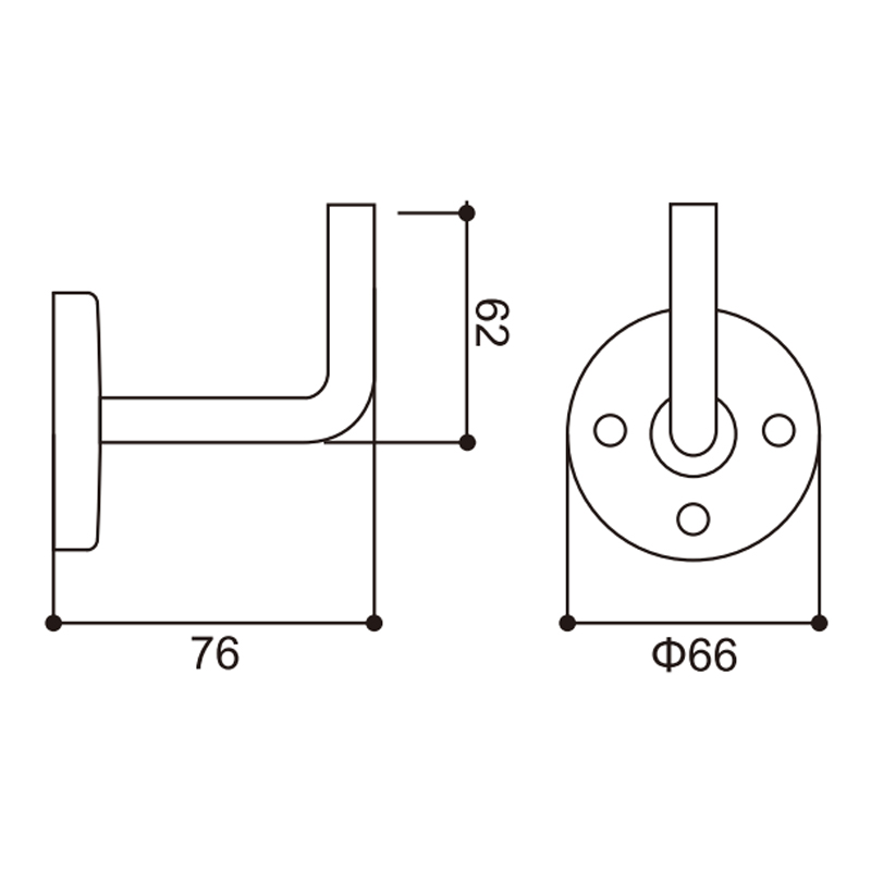 Stair Handrail Mounting Brackets