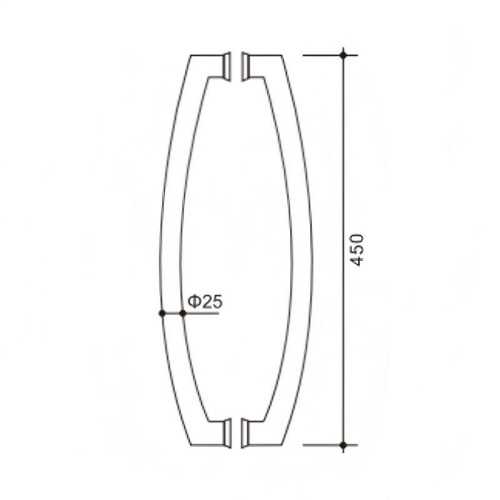 Curved Door Handle Curved Door Handle