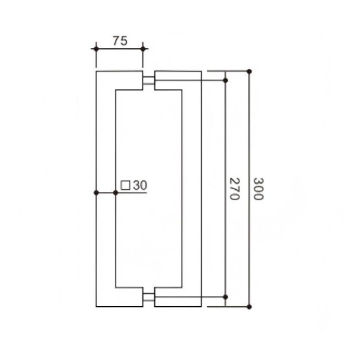Square Shower Door Handles Square Shower Door Handles